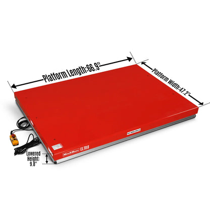 MechMaxx ELT88 Lift Table 8800 lbs Capacity Stationary Hydraulic 66.9" x 47.2" Platform 43.3" Height UL Certified Motor New