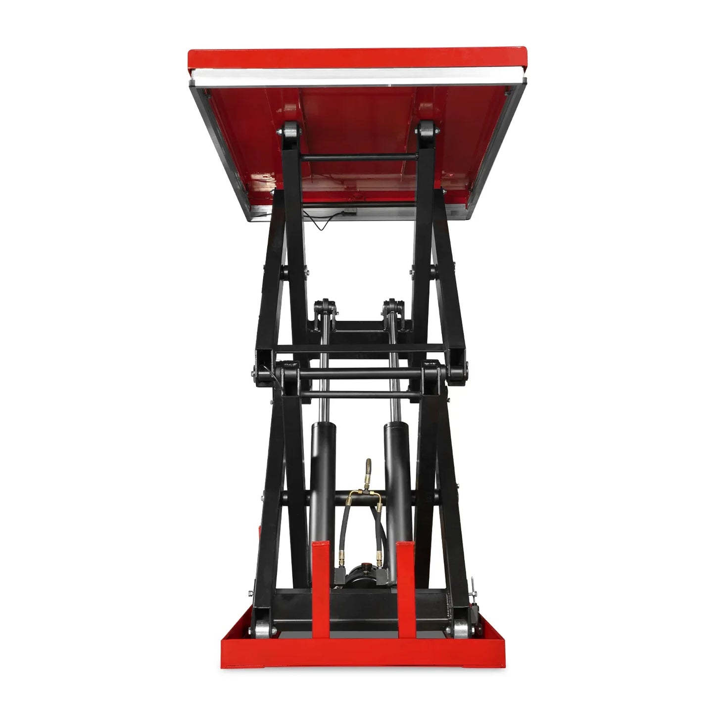 MechMaxx ELTD44L Lift Table 4400 lbs Capacity Stationary Electric Hydraulic Double Scissor 63" x 39.4" Platform 70.1" Lift Height UL Certified Motor New