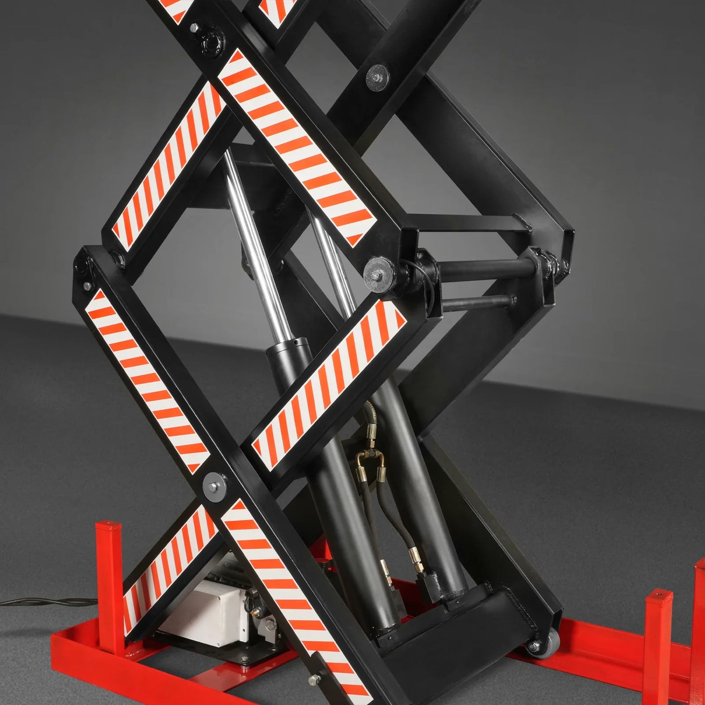 MechMaxx ELTD44L Lift Table 4400 lbs Capacity Stationary Electric Hydraulic Double Scissor 63" x 39.4" Platform 70.1" Lift Height UL Certified Motor New