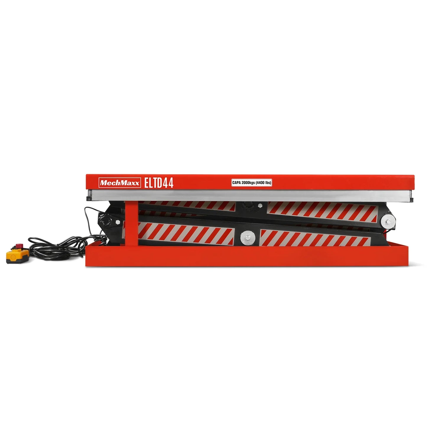MechMaxx ELTD44 Lift Table 4400 lbs Capacity Stationary Electric Hydraulic Double Scissor 51.2" x 33.5" Platform 70.1" Lift Height UL Certified Motor New