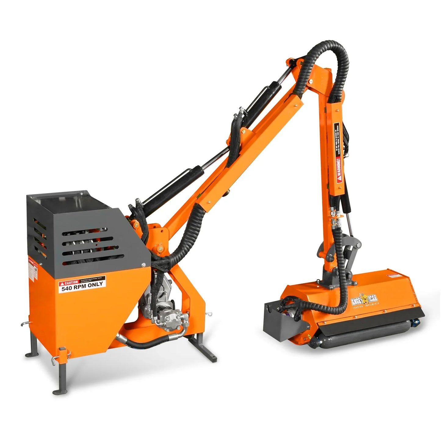 MechMaxx ERM80 Flail Mower 31.5" Remote Control 3-Point Boom Maximum Reach 11' 2" 20-55 HP New