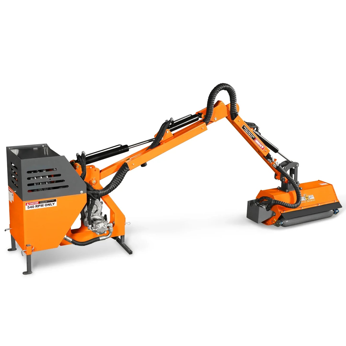 MechMaxx ERM80 Flail Mower 31.5" Remote Control 3-Point Boom Maximum Reach 11' 2" 20-55 HP New