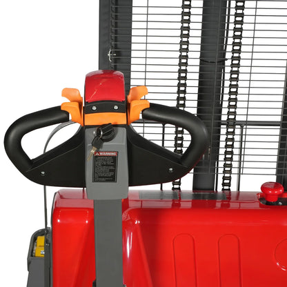 MechMaxx F26-138S Stacker 2640 lbs Lithium-ion Electric Straddle 138" Lift Adjustable Legs & Forks New