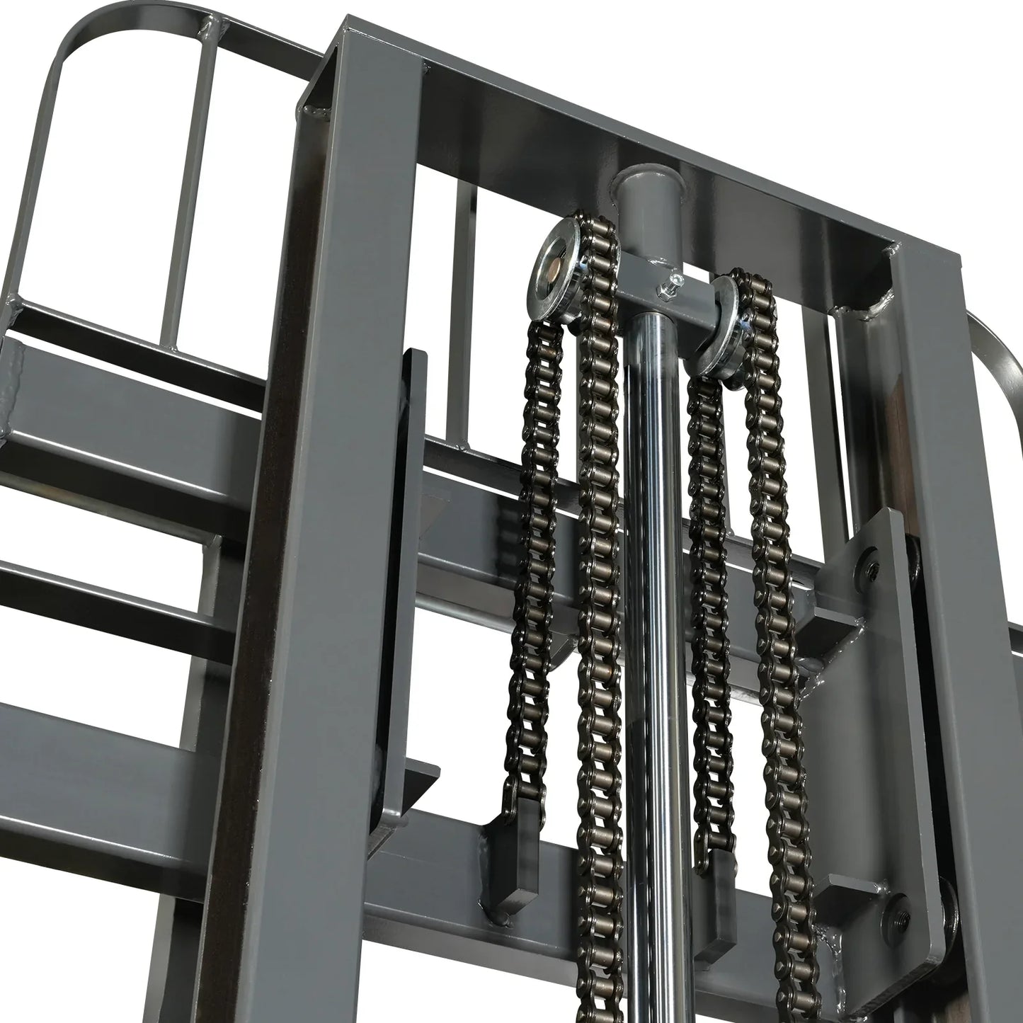 MechMaxx F26-138S Stacker 2640 lbs Lithium-ion Electric Straddle 138" Lift Adjustable Legs & Forks New