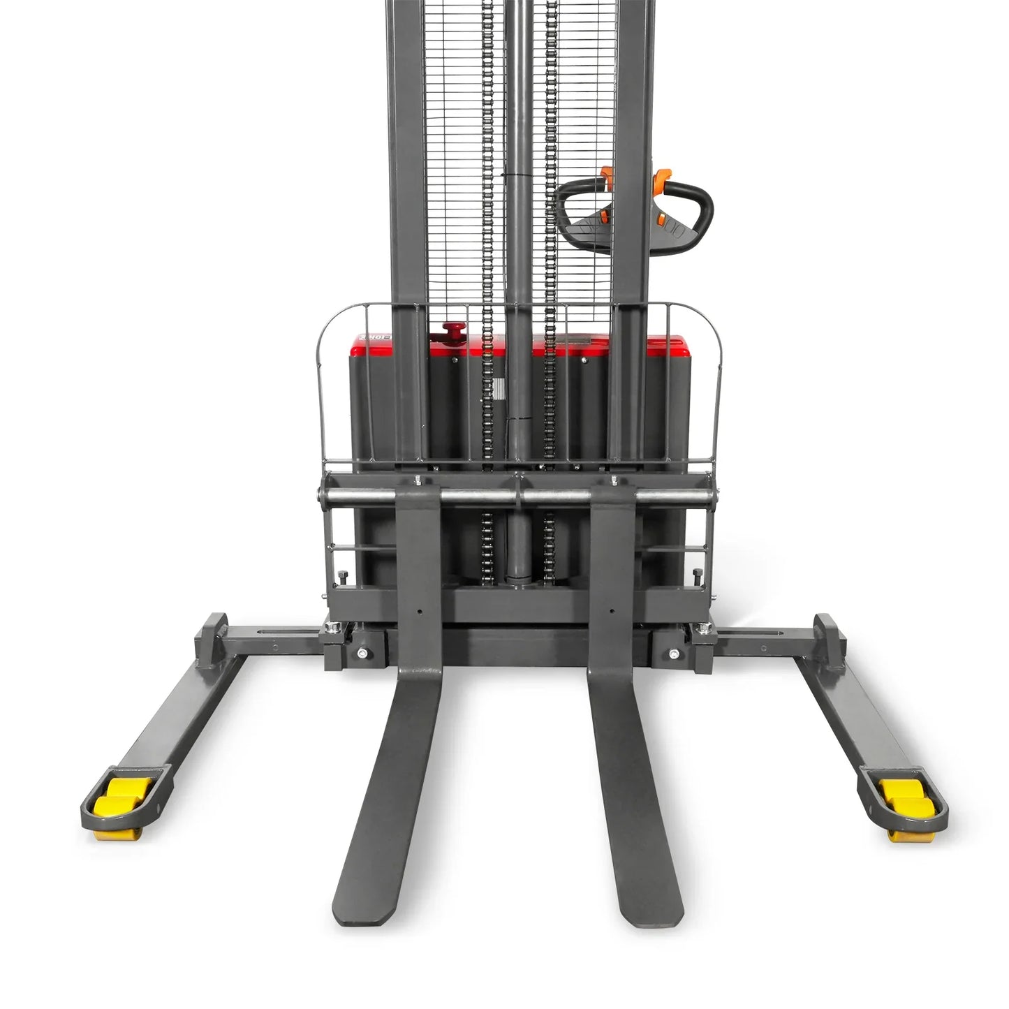 MechMaxx F26-138S Stacker 2640 lbs Lithium-ion Electric Straddle 138" Lift Adjustable Legs & Forks New