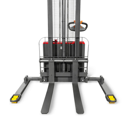 MechMaxx F26-138SLA Stacker 2640 lbs Electric Straddle 138" Lift Adjustable Legs Forks New