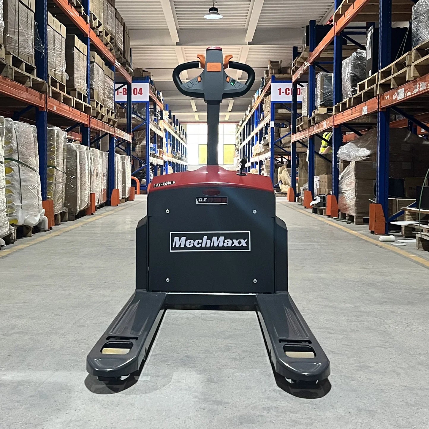 MechMaxx EPT44 Pallet Jack 4400lbs Lithium-ion Electric 45x27 Fork 48V 50Ah Walkie Type Truck New