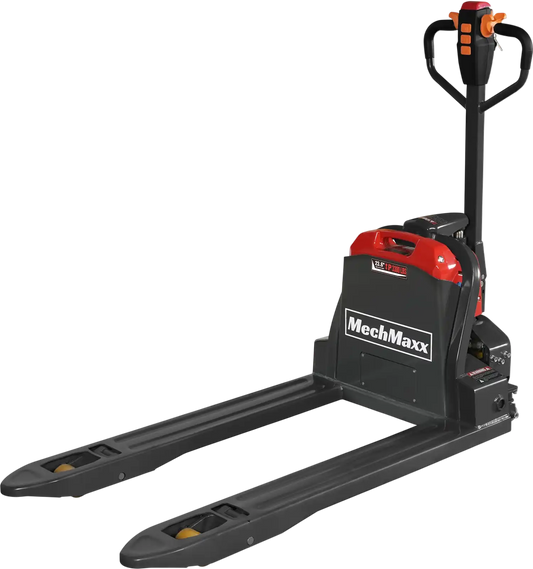 MechMaxx LPT33 Pallet Jack 3300 lbs Lithium-ion Electric 45x27" Fork 24V 40Ah Removable Battery Walkie Type New