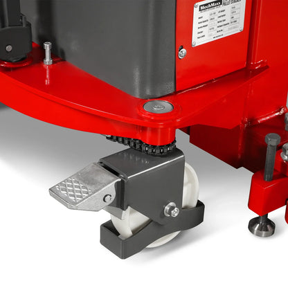 MechMaxx S33-138S Stacker 3300 lbs Semi-Electric Straddle 138" Lift Adjustable Legs Forks New
