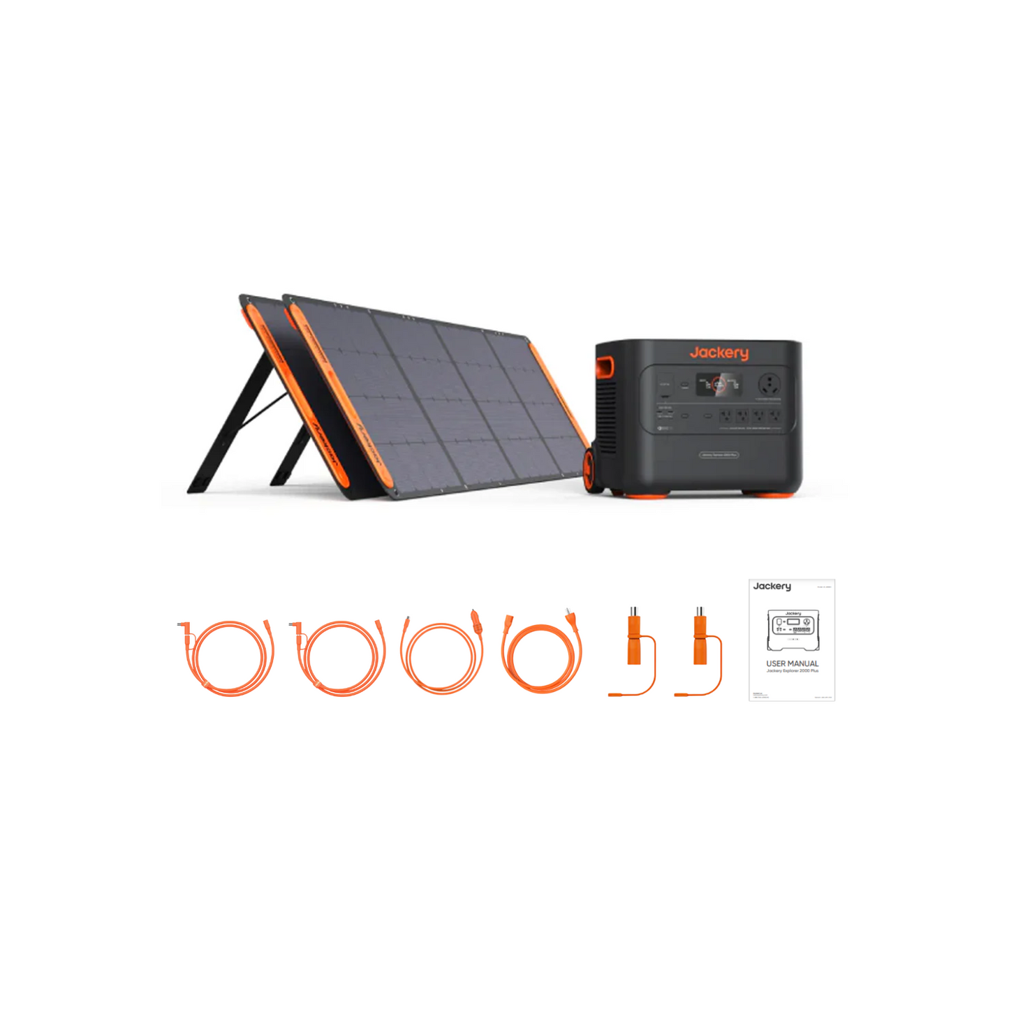Explorer 2000 Plus | 2 x 200W SolarSaga Panels | 2kWh Inclusions