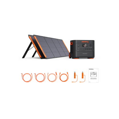 Explorer 2000 Plus | 2 x 200W SolarSaga Panels | 2kWh Inclusions