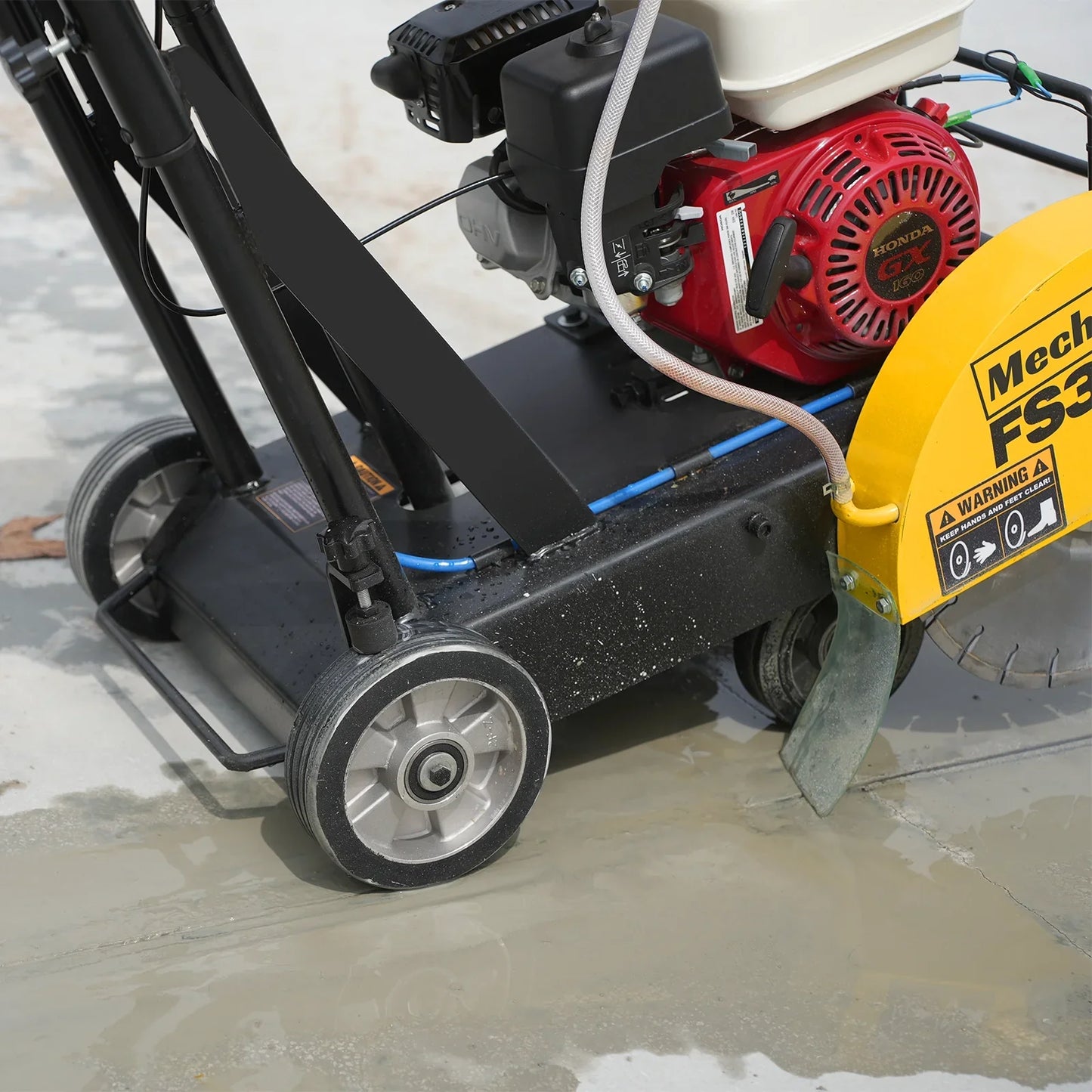 MechMaxx FS350H Concrete Floor Saw Honda GX160 Walk-Behind 14" Blade 4" Cutting Depth New