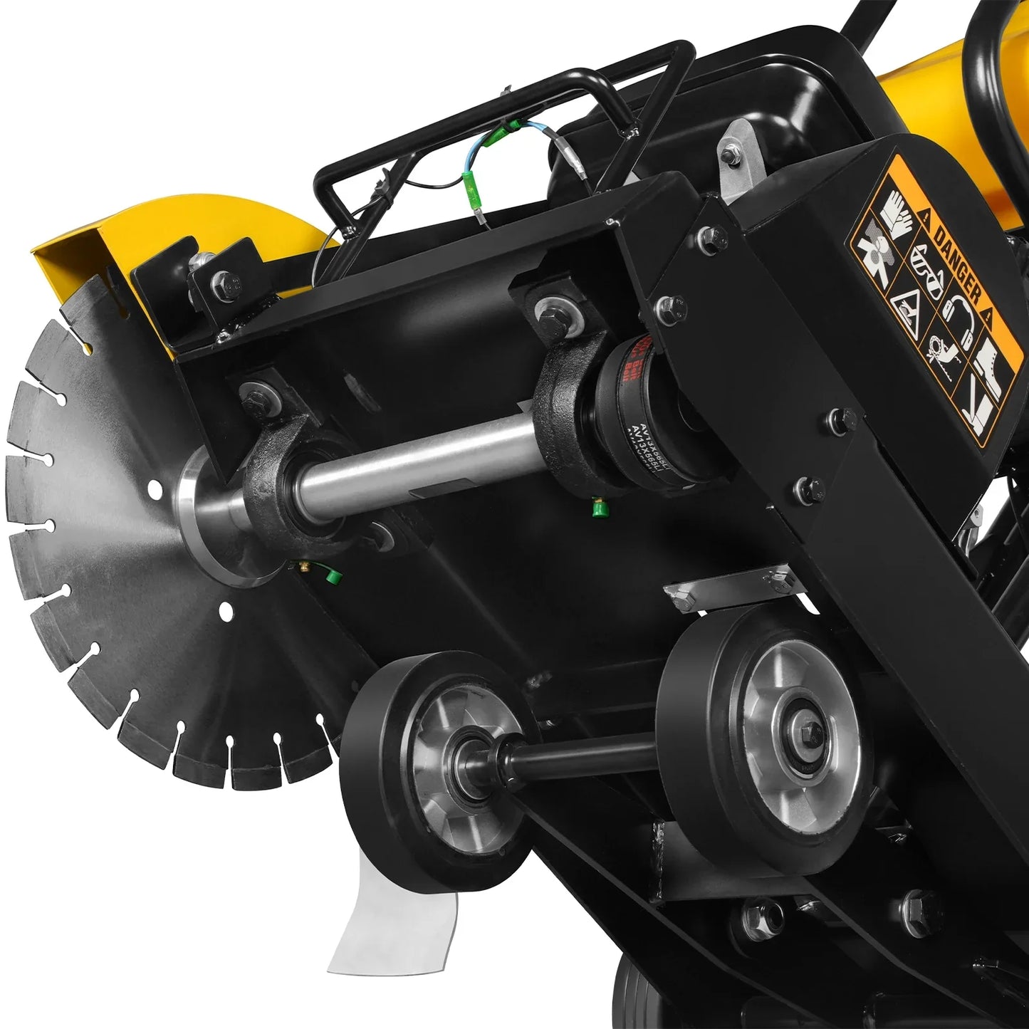 MechMaxx FS350Z Concrete Floor Saw 5.8 HP Walk-Behind 14" Blade 4" Cutting Depth New