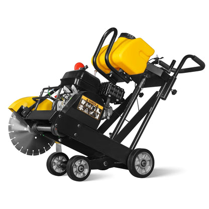 MechMaxx FS350Z Concrete Floor Saw 5.8 HP Walk-Behind 14" Blade 4" Cutting Depth New