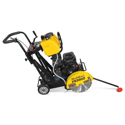 MechMaxx FS350Z Concrete Floor Saw 5.8 HP Walk-Behind 14" Blade 4" Cutting Depth New