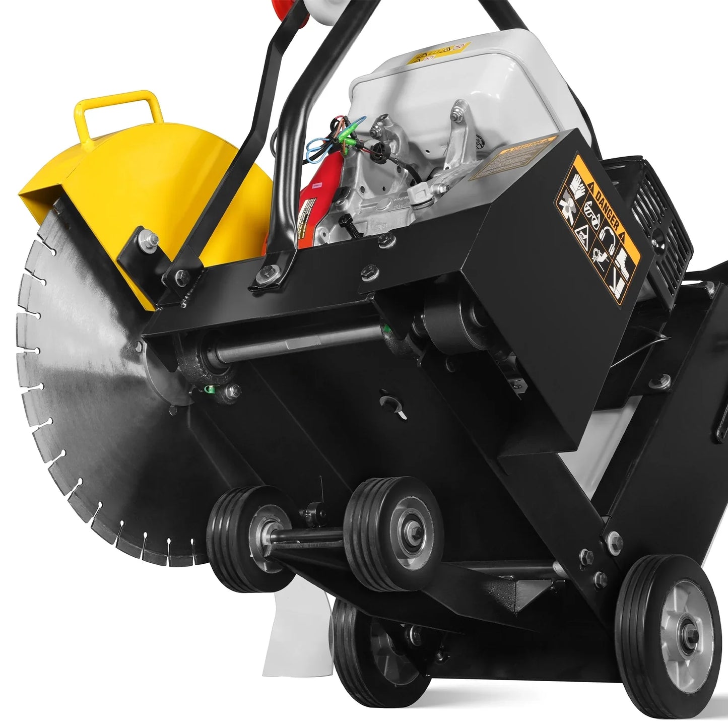 MechMaxx FS480H Concrete Floor Saw Honda GX390 Walk-Behind 20" Blade 7" Cutting Depth New
