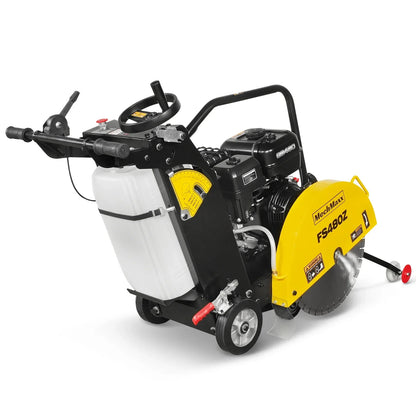 MechMaxx FS480Z Concrete Floor Saw 15 HP Walk-Behind 20" Blade 7" Cutting Depth New