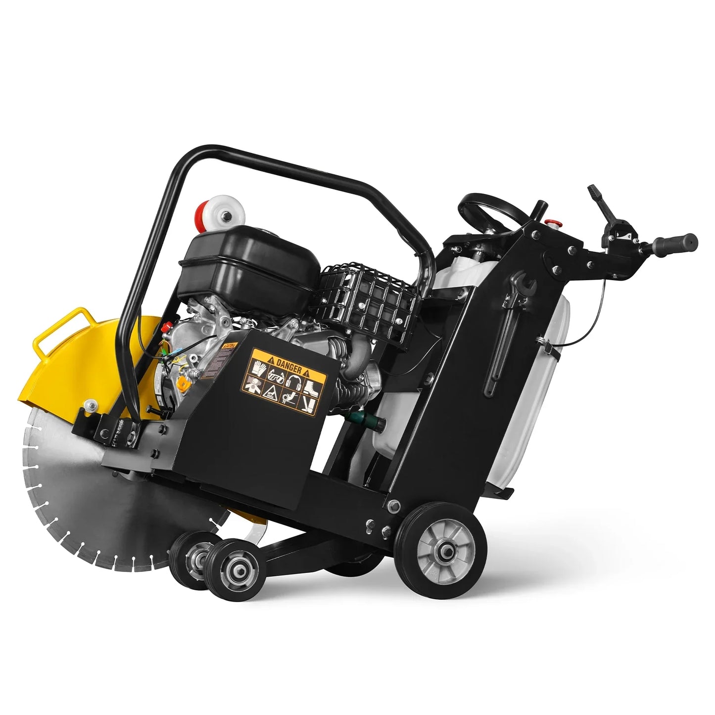 MechMaxx FS480Z Concrete Floor Saw 15 HP Walk-Behind 20" Blade 7" Cutting Depth New