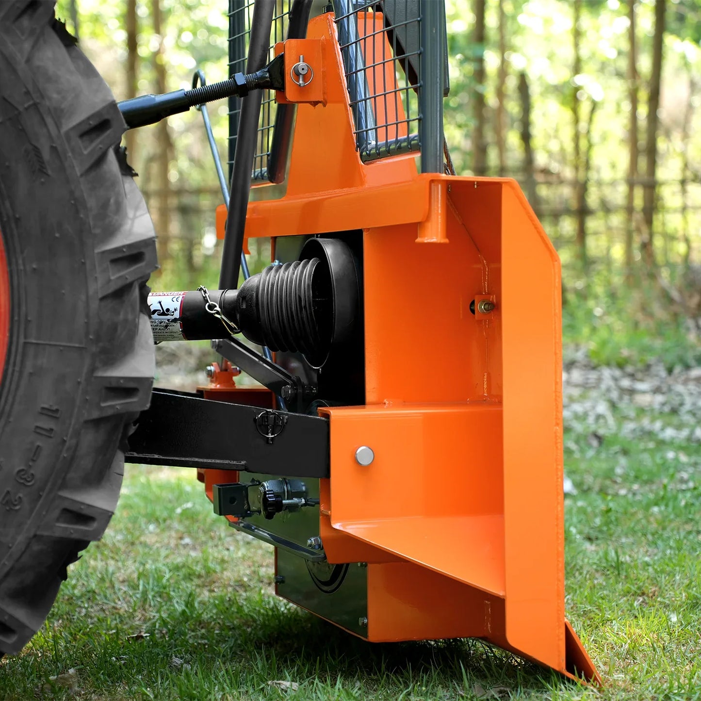 MechMaxx FW8800 Forestry Winch 8800 lbs 3-Point Hitch Log Skidding 200' Cable 25-60 HP Tractor Category 1 Hookup New