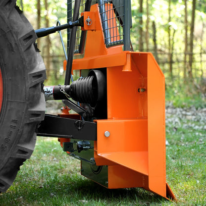 MechMaxx FW8800 Forestry Winch 8800 lbs 3-Point Hitch Log Skidding 200' Cable 25-60 HP Tractor Category 1 Hookup New
