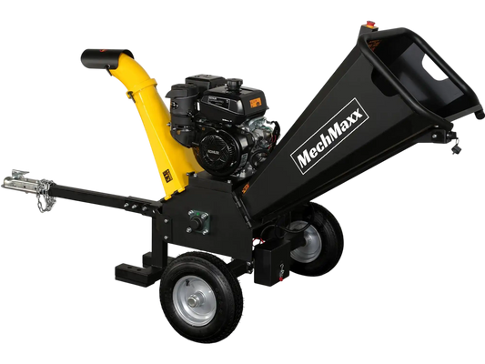 MechMaxx GS1500 Wood Chipper 5" Electric Start KOHLER 429cc Gasoline Engine Powered New
