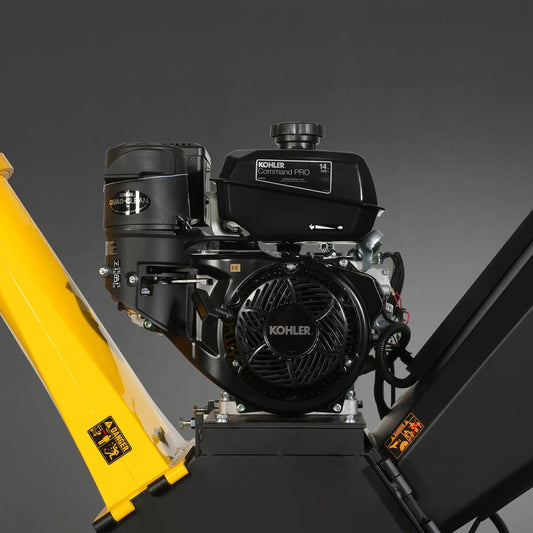 MechMaxx GS1500 Wood Chipper 5" Electric Start KOHLER 429cc Gasoline Engine Powered New