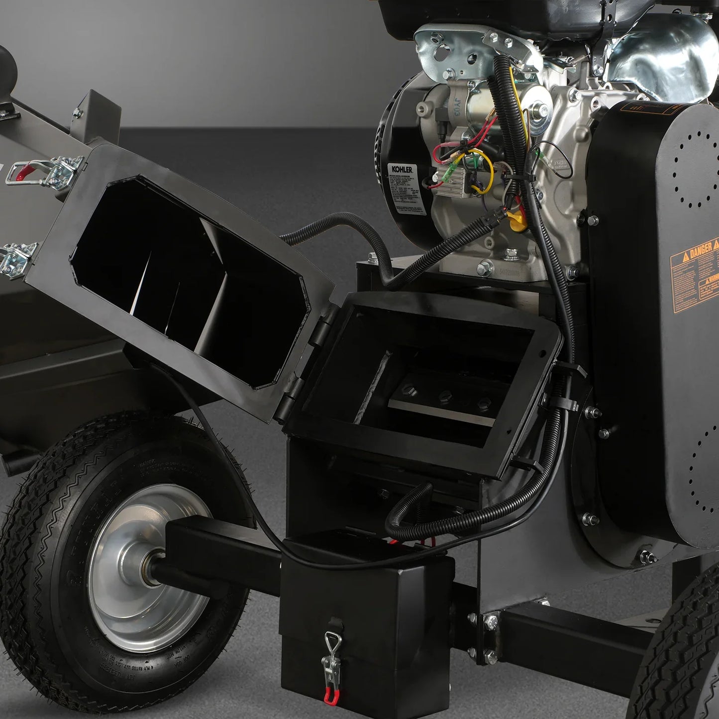 MechMaxx GS1500 Wood Chipper 5" Electric Start KOHLER 429cc Gasoline Engine Powered New