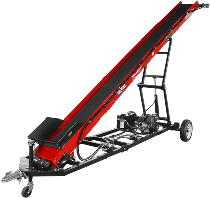 MechMaxx HC2016 Firewood Conveyor 7HP 212cc Gas Powered 124" Lift Height 236" Length 16" Width New