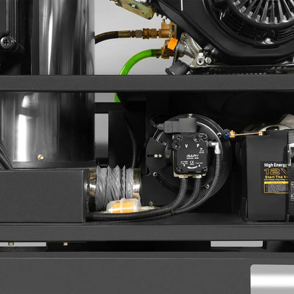 MechMaxx HPW40DBT Pressure Washer 4000 PSI 4 GPM Hot Water Skid Mounted w/ 245 Gal Tank ZONSEN Electric Start Engine New