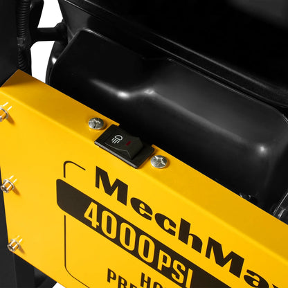 MechMaxx HPW40DT Pressure Washer 4000 PSI 4 GPM Hot Water Skid Mounted w/ 175 Gal Tank ZONSEN Electric Start Engine New