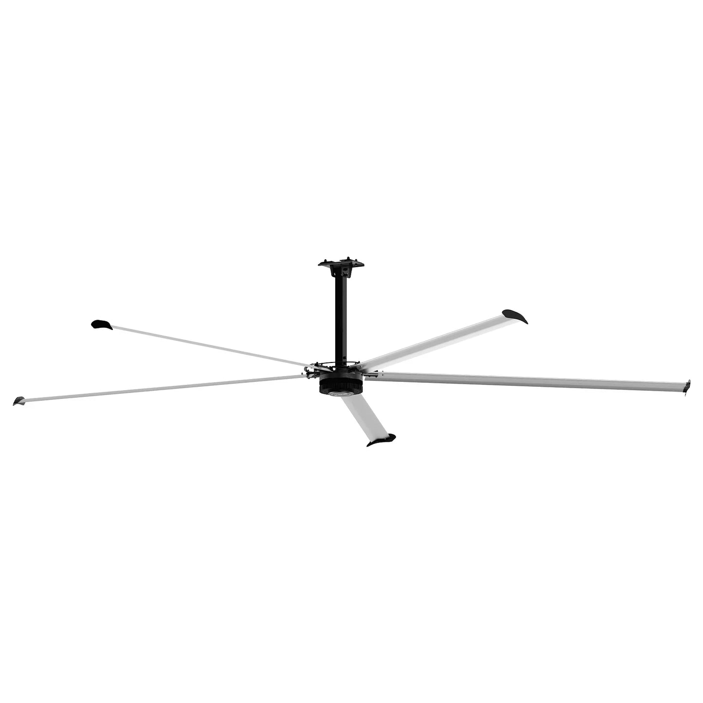 MechMaxx 18FT1PH Industrial Ceiling Fans 18' HVLS 208-240V 1Ph Energy Efficient Large Area Air Circulation for Warehouses & Factories New