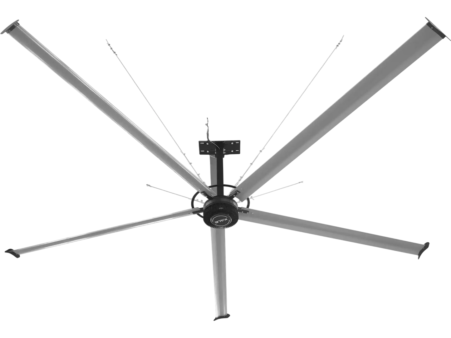 MechMaxx 18FT1PH Industrial Ceiling Fans 18' HVLS 208-240V 1Ph Energy Efficient Large Area Air Circulation for Warehouses & Factories New