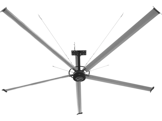 MechMaxx 18FT3PH Industrial Ceiling Fans 18' HVLS 208-240V 3Ph Energy Efficient Large Area Air Circulation Fan for Warehouses & Factories New