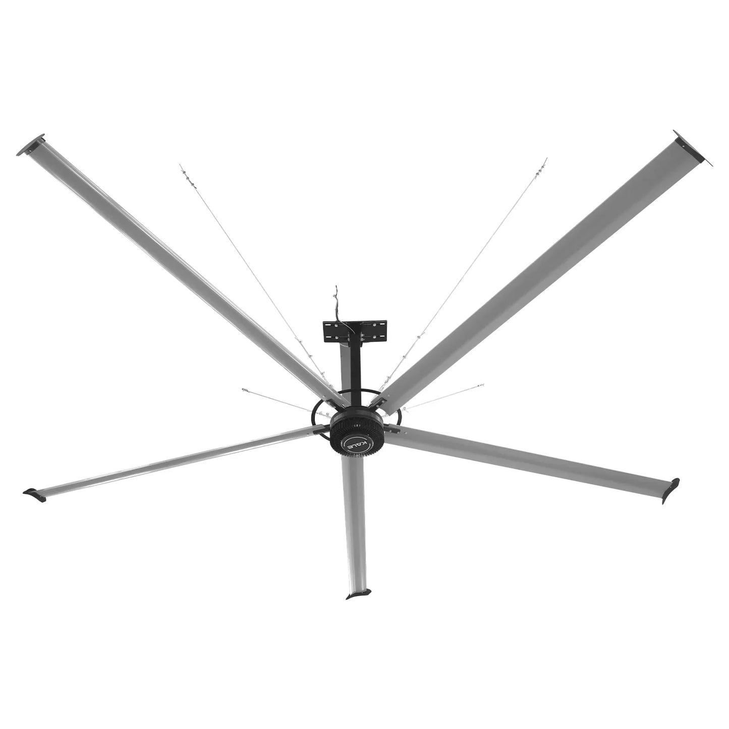MechMaxx 16FT1PH Industrial Ceiling Fan HVLS 208-240V 1Ph Energy Efficient Large Area Air Circulation for Warehouses & Factories New