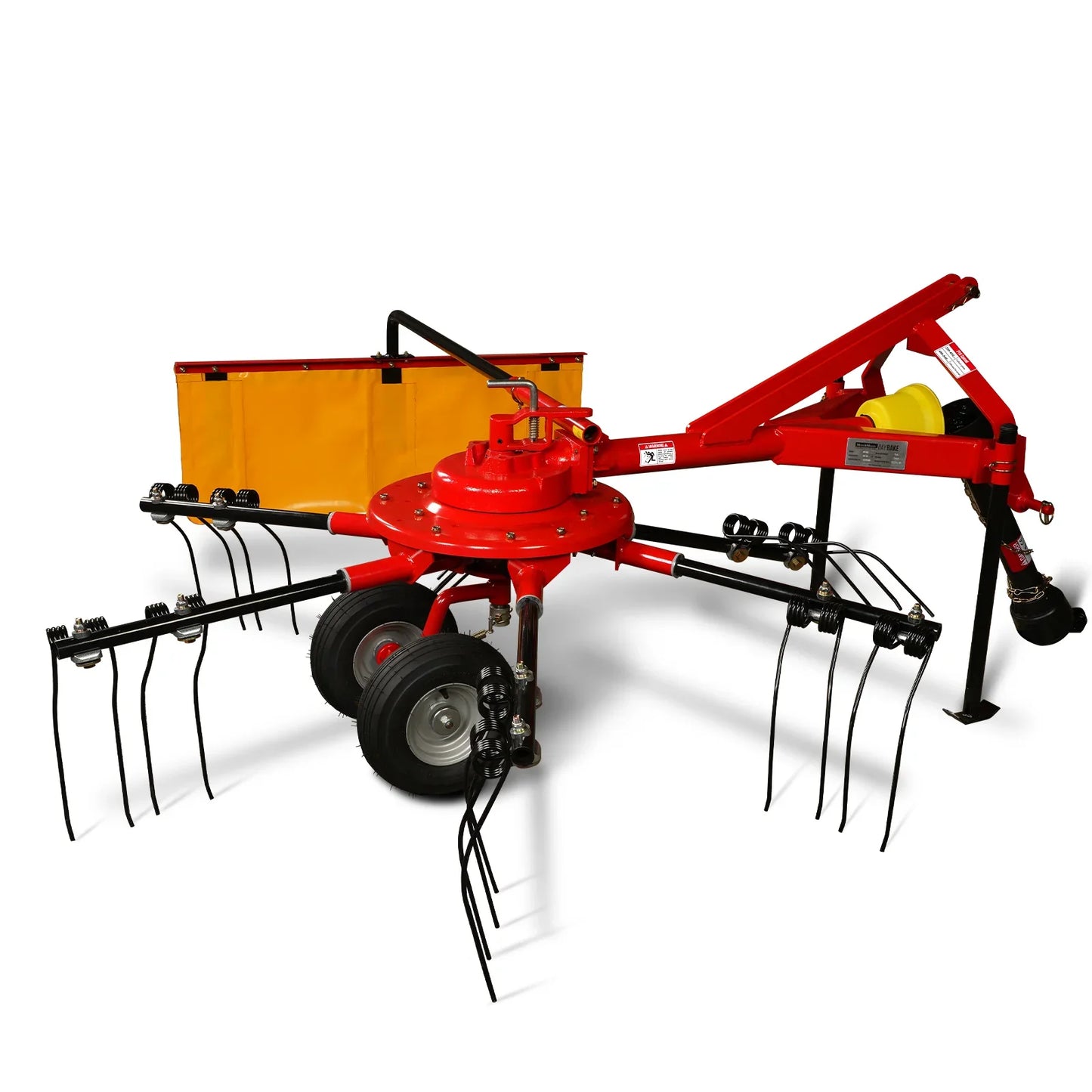 MechMaxx HT100 Hay Rake 100" 3-Point Hitch 6 Rotary Pull-Type Tedder 15-50 HP New
