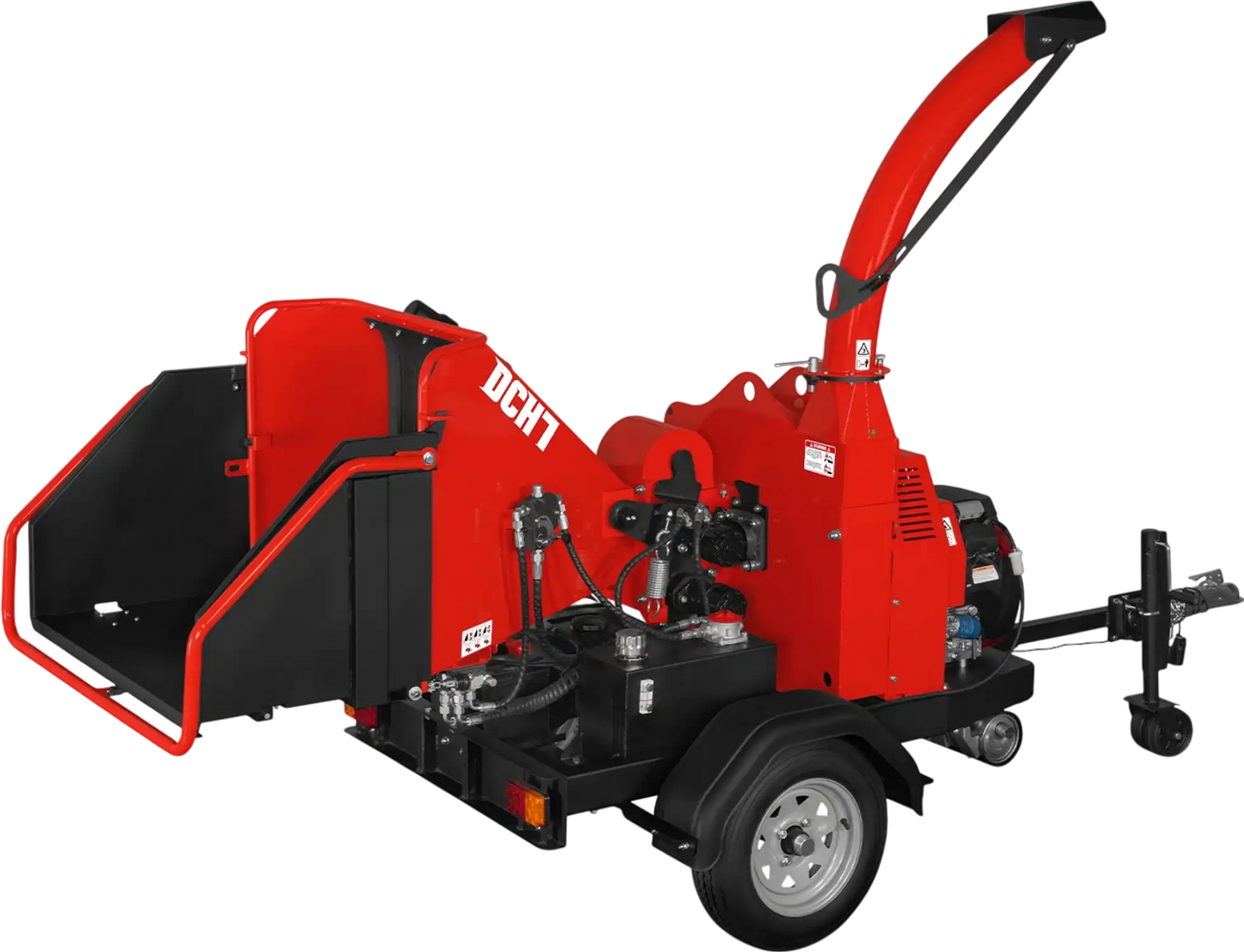 MechMaxx DCH7 Wood Chipper Honda GX690 22HP 688cc Twin Cylinder Gasoline Engine Powered 7" Hydraulic Feeding New