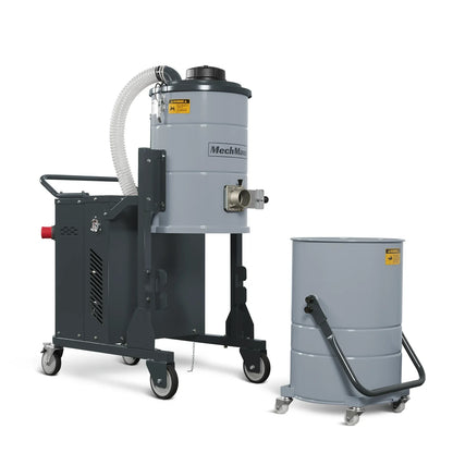 MechMaxx IVB230 Wet Dry Vacuum Industrial HEPA Filter Continuous Duty 8.6 HP 364 CFM 26.4 Gallon 230V 3 Phase New