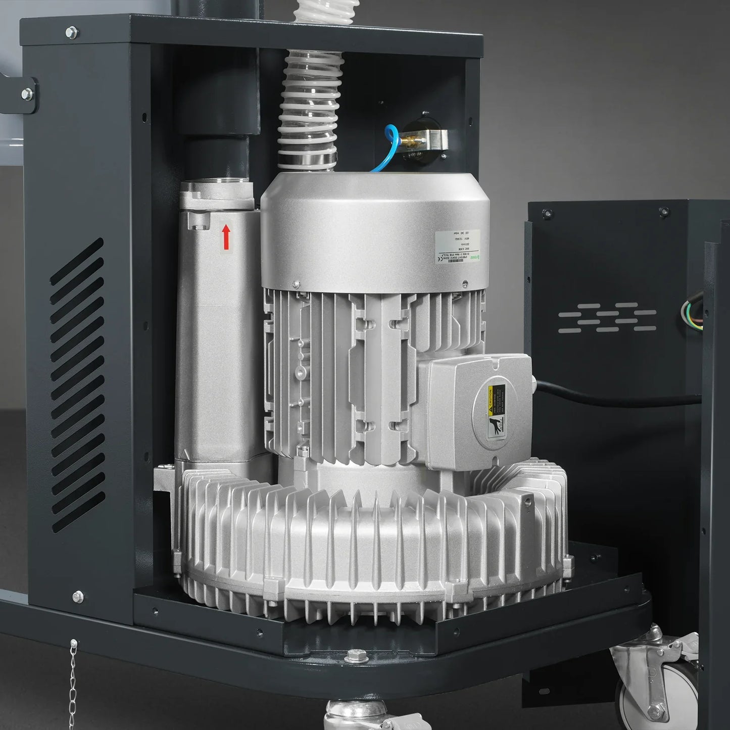 MechMaxx IVB230 Wet Dry Vacuum Industrial HEPA Filter Continuous Duty 8.6 HP 364 CFM 26.4 Gallon 230V 3 Phase New
