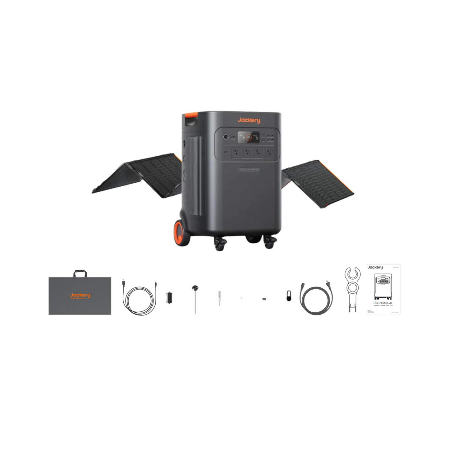 Jackery Explorer 5000 Plus + 1 x 500X Solar Panel Inclusions