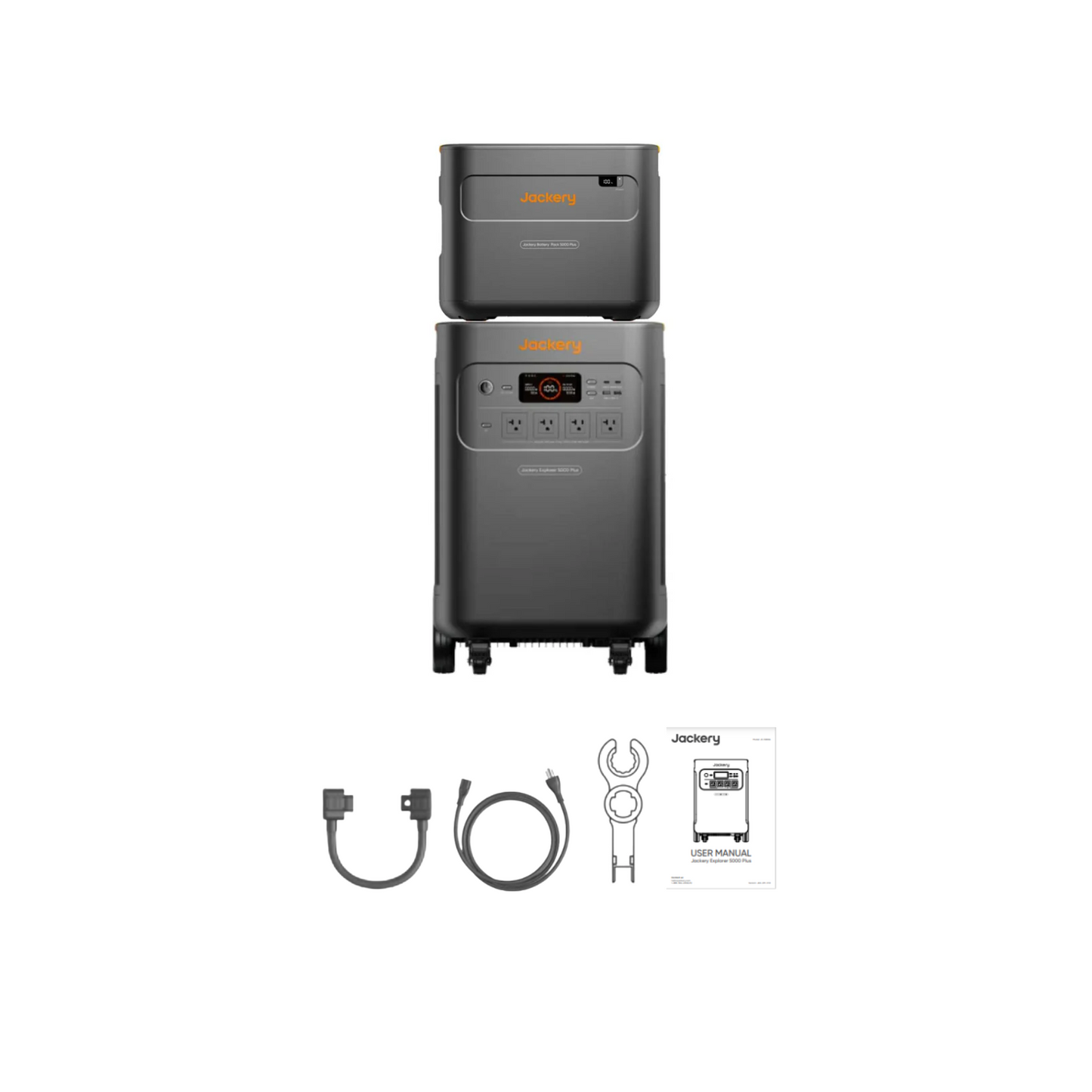Jackery Explorer 5000 Plus + 1 x E5000 Expansion Battery  Inclusions