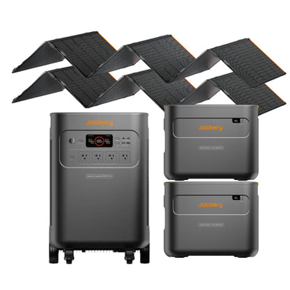 Jackery Explorer 5000 Plus + 2 Jackery Battery Pack 5000 Plus + 2 Jackery SolarSaga 500 X