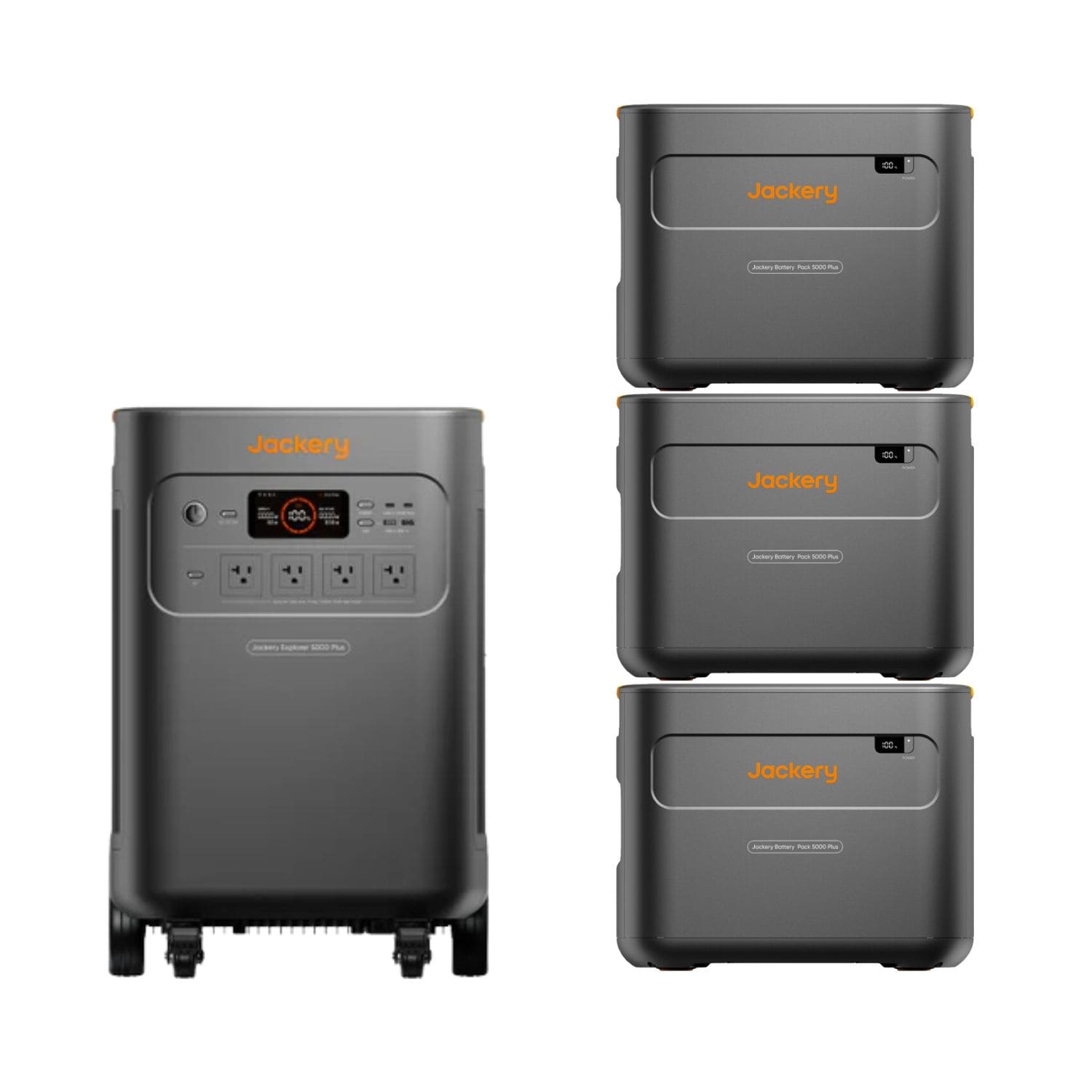 Jackery Explorer 5000 Plus + 3 Jackery Battery Pack 5000 Plus