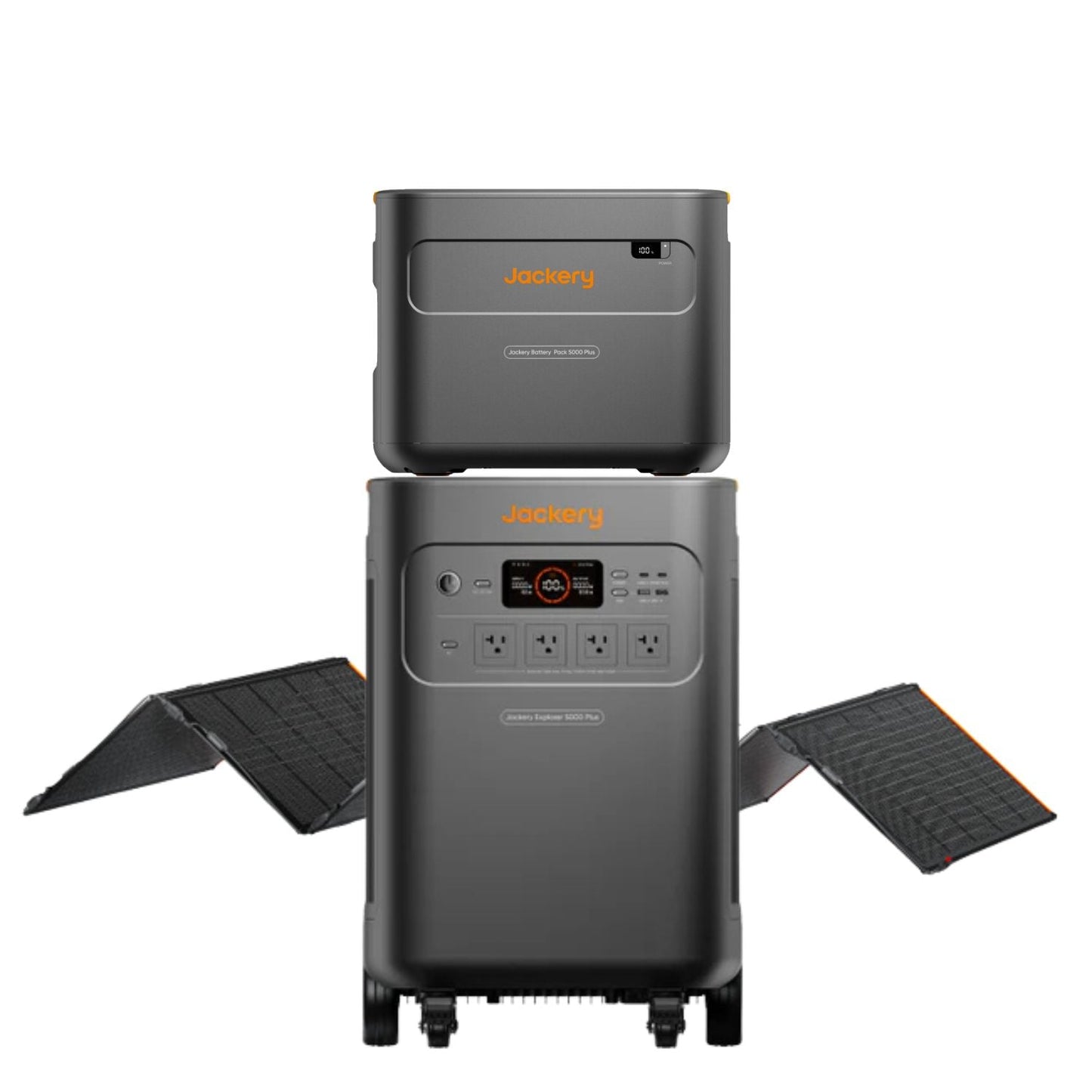 Jackery Explorer 5000 Plus + Jackery Battery Pack 5000 Plus + Jackery SolarSaga 500 X