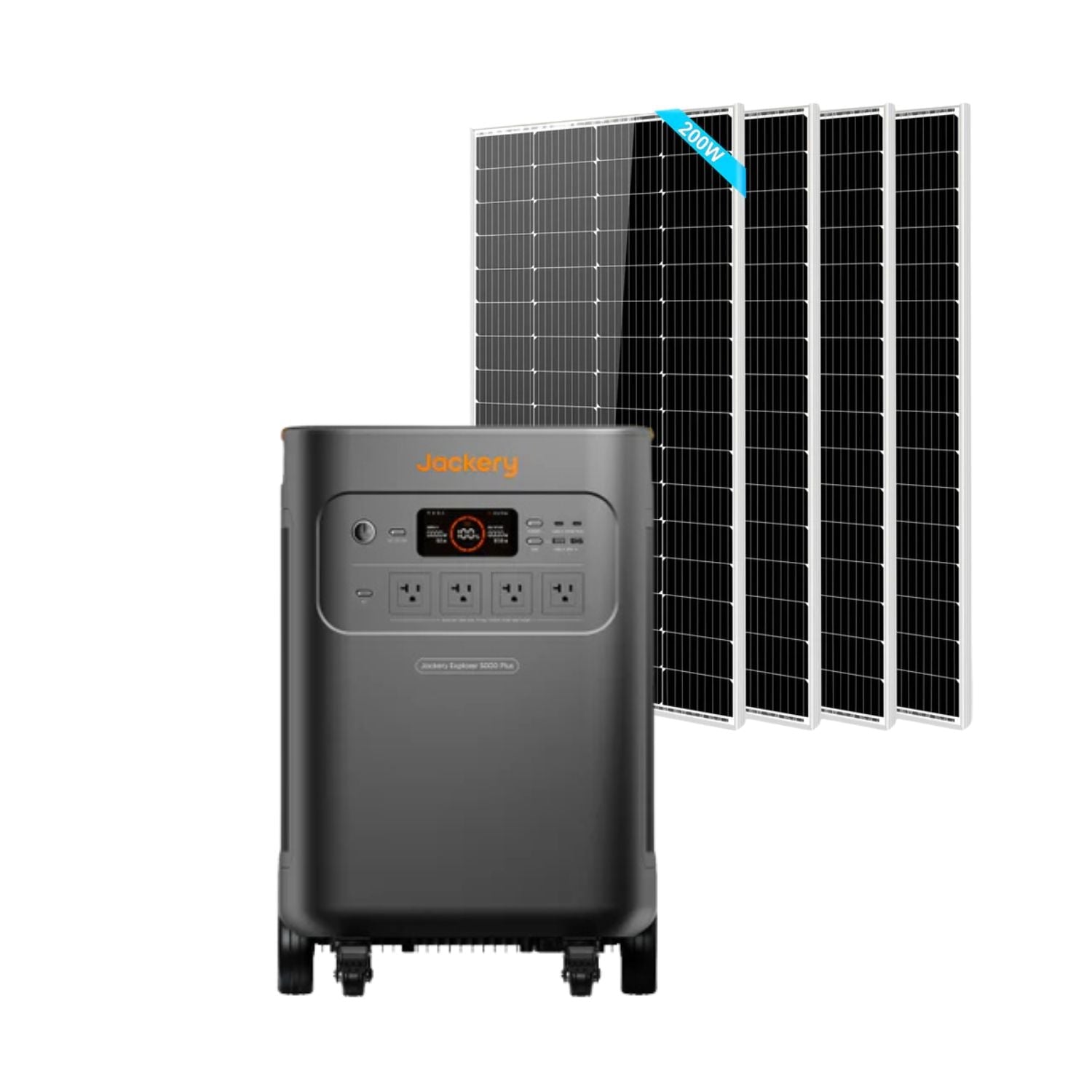 Jackery Explorer 5000 Plus Whole-Home Backup with 4 x 200W SunGold Power Solar Panels