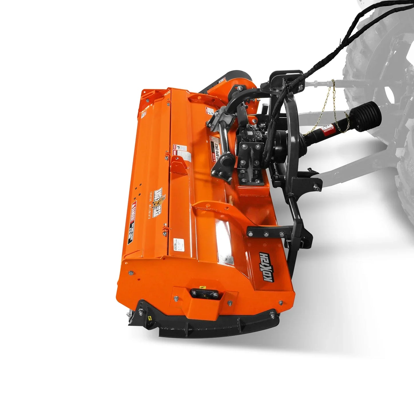 MechMaxx KDK 72H Flail Mower 72" Heavy Duty PTO Hydraulic Side Shift 3 Point 50-75 HP New