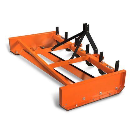 MechMaxx LP84 Land Leveler 84" Heavy Duty Land Plane Scraper Grader with Shanks 3 Point Hitch New