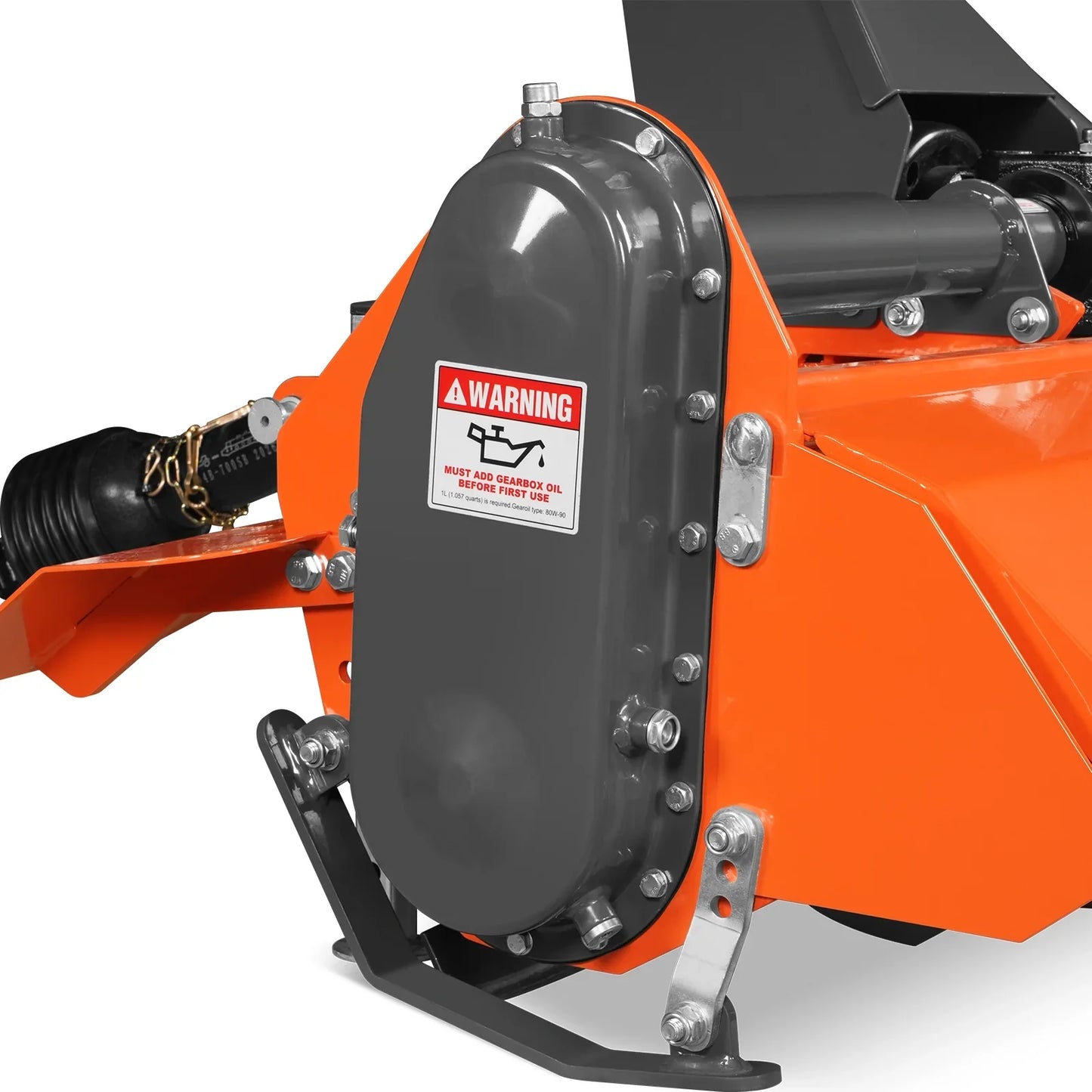 MechMaxx LRT48 Rotary Tiller 48" 3 Point Hitch Cat 1 Chain Drive PTO Shaft Included 18-35 HP New