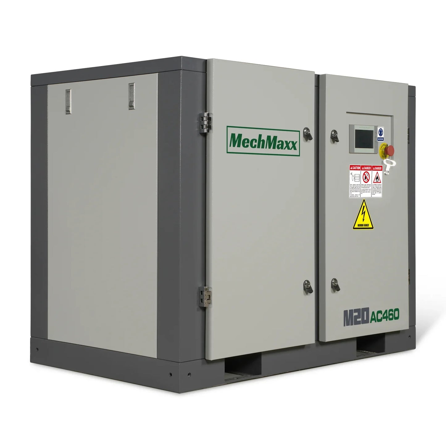 MechMaxx M20AC460 Air Compressor 20HP Rotary Screw 78 CFM 116 PSI 460V 3-Phase Industrial-Grade New