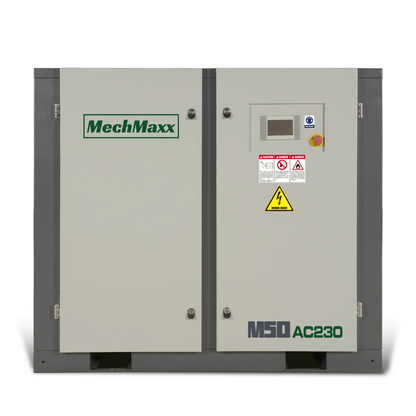 MechMaxx M50AC230 Air Compressor 50HP Rotary Screw 220 CFM 116 PSI 230V 3-Phase Industrial Grade New