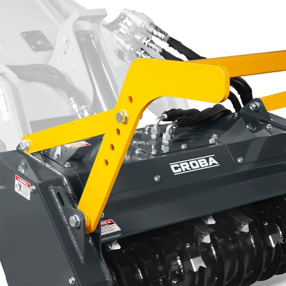 MechMaxx MCH37 Skid Steer Mulcher 37" Mini Drum Forestry Brush Mulcher Attachment 11 to 16 GPM New